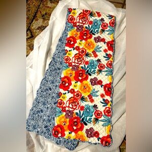 Pioneer Woman Floral Quilted Table Runner